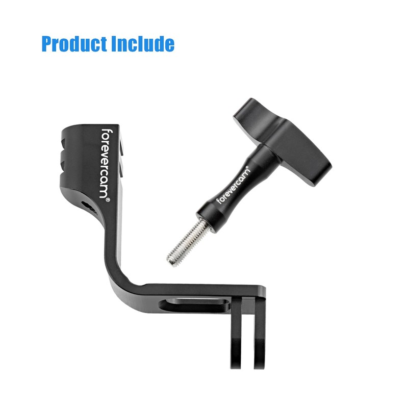 Aluminum Adapter 90°L Shape Vertical Compatible with Gopro Hero 9/10/11/12