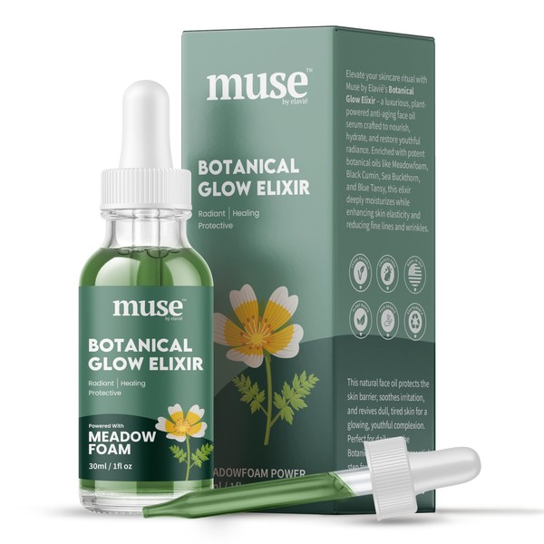 Muse by Elavie's - Botanical Glow Elixir, Anti-Aging Face Oil