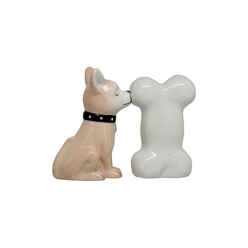 ATTRACTIVES Salt and Pepper Shaker - Chihuahua and Bone