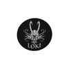 LUQI Loki Superhero Movie Logo Iron On Sew On Embroidered