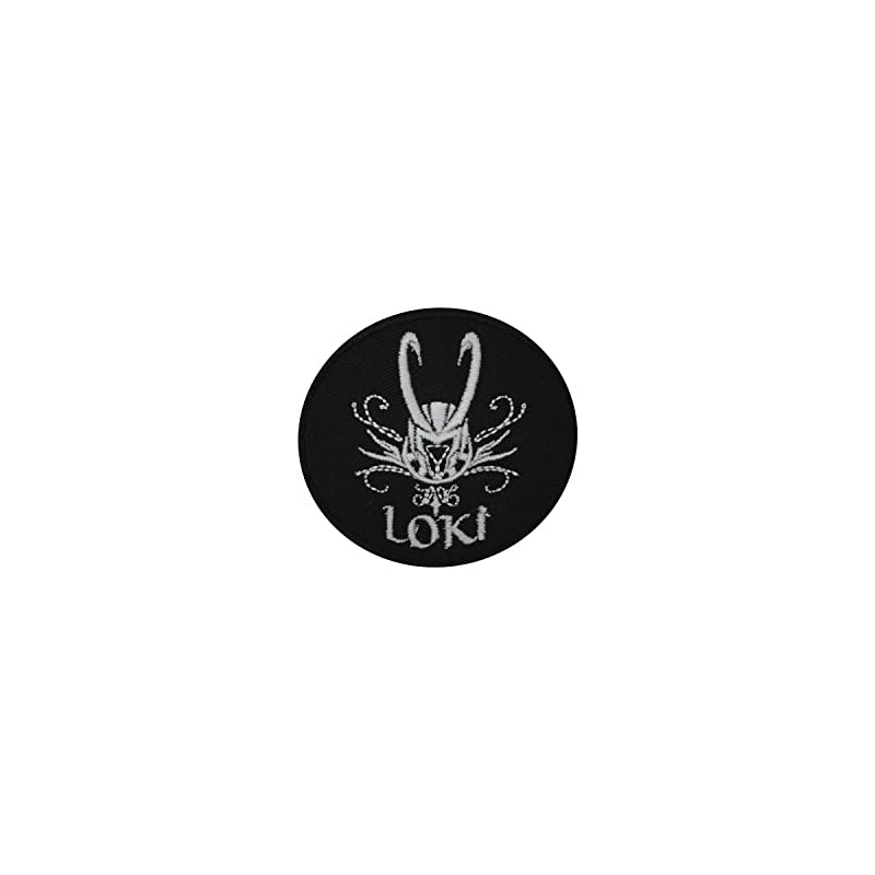 LUQI Loki Superhero Movie Logo Iron On Sew On Embroidered