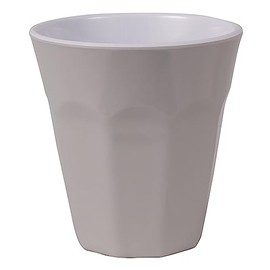 Serroni Café Two-Tone Melamine Cup, 260 ml, Dusty Grey
