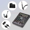 summina 6 Channel Audio Mixer Dj Mixer 48V Phantom Power