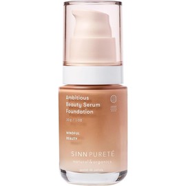 SINN PURETE Shin Purete Ambitious Beauty Serum Foundation (01 Light Beige) | Liquid Foundation Glossy Starfish Extract Infused Beauty Serum Foundation SPF50+・PA+++ UV Protection