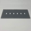 GlassAlike™ Six Gang Switch Acrylic Mirror Switch Plate