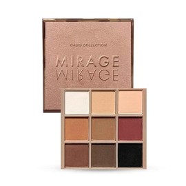 Farmasi Oasis Collection Paleta Sombras Ojos - 9 Tonos Alta Pigmentación, Mates y Brillantes, Textura Sedosa, Larga Duración (Elige tu Estilo) (Mirage Oasis)