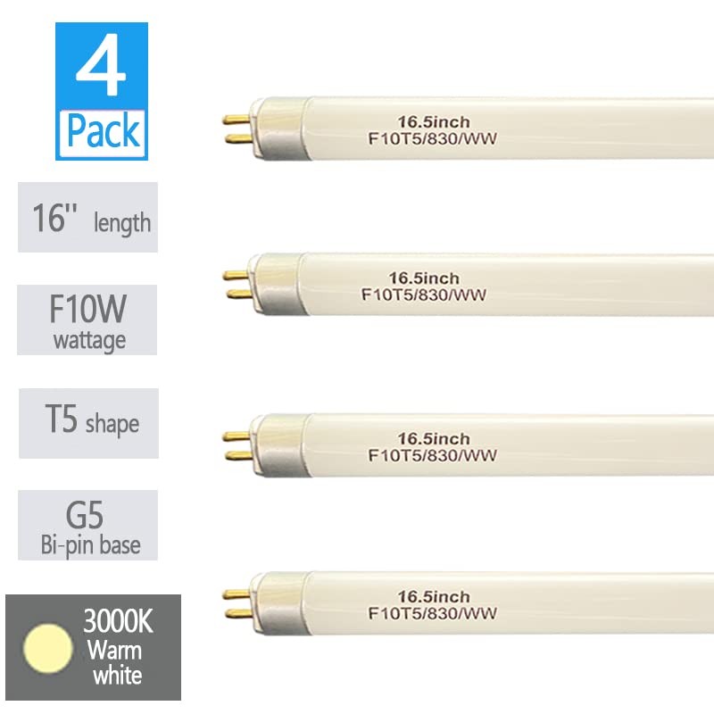 Flyercatch (4 Pack) 16’’ F10T5/830 Fluorescent Bulb Replacement for Jasco
