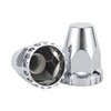 Cabtherlyn 33mm Lug Nut Covers Screw Onfor Semi Trucks, 33mm
