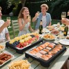 Chilled Portable Serving Tray Platterbox Snack Box with Reusable Ice