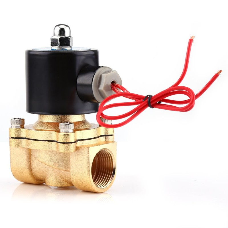 Solenoid Valve, AC 220V 3/4 inch NC Electric Solenoid NC