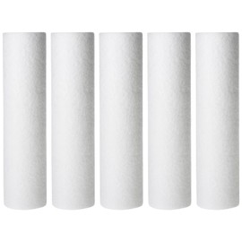 IPW Industries Inc. - Whole House Water Filter Replacement Cartridge, 50-Micron Poly-Spun Sediment Filtration System for Home Water - Watts Premier, 5 Pack