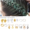 Anillos para el Cabello, 140 Piezas Puños para el Cabello