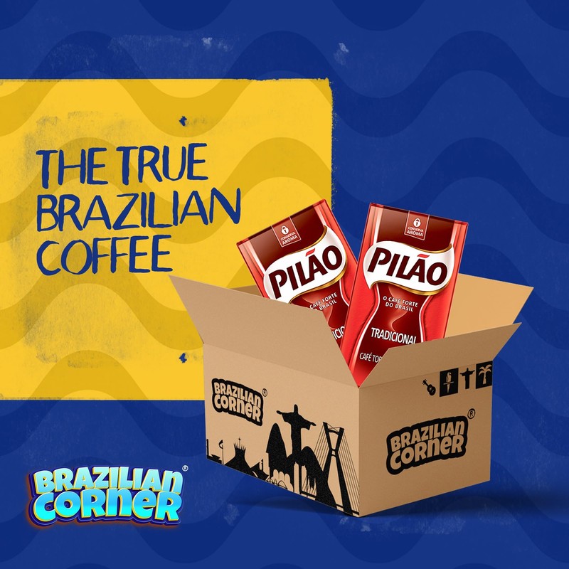 Pilão Roasted and Ground Coffee 2x 8.80 oz | Café