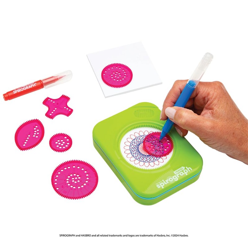 Spirograph Travel – Arts and Crafts, Travel Toys, Kids Toys,