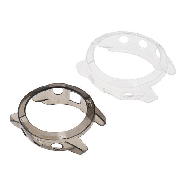 eMagTech 2x Protective Watch Cover Case Plating TPU All-around Black