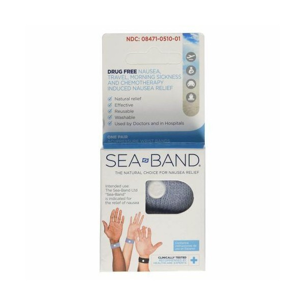 Sea-Band Adult Wrist Bands 1 Pair  by Sea-Band