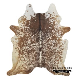 Gaucho Cowhides Natural Snowie Extra Large Brown and White