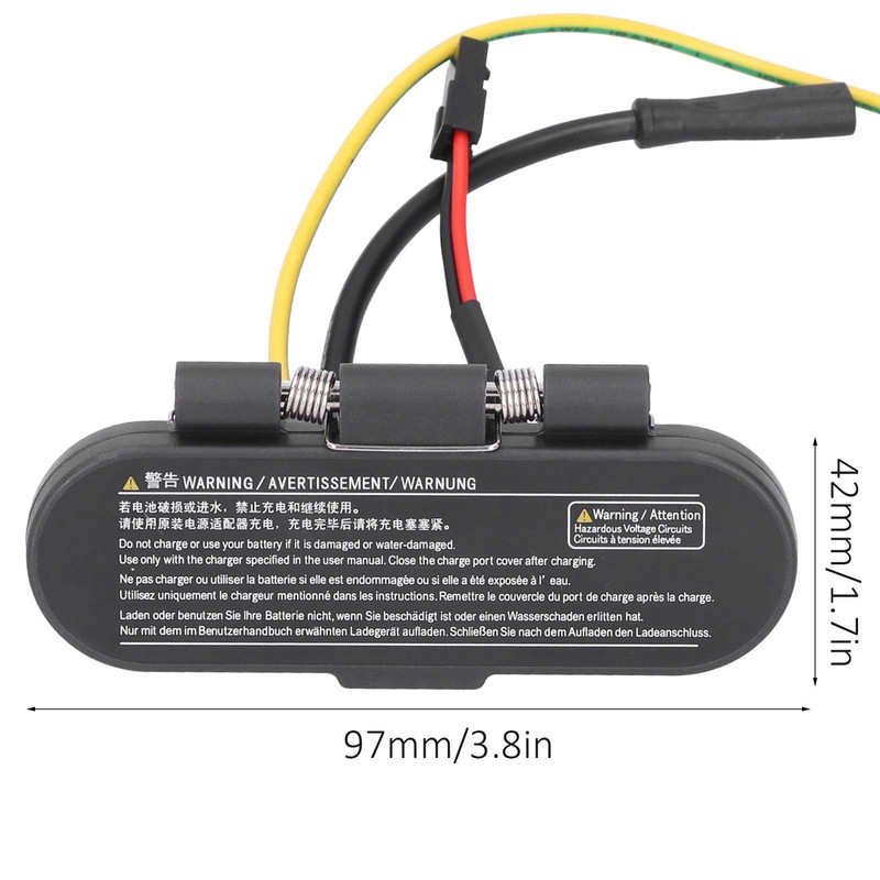 Topyond Charging Port Base Assembly, PC, Electric Scooter Charging Port