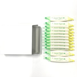 Epoch Chemical 531-0160_12 Highlighters, Sweet Taper 2 Colors, Twin, Green/Yellow, 12 Pens