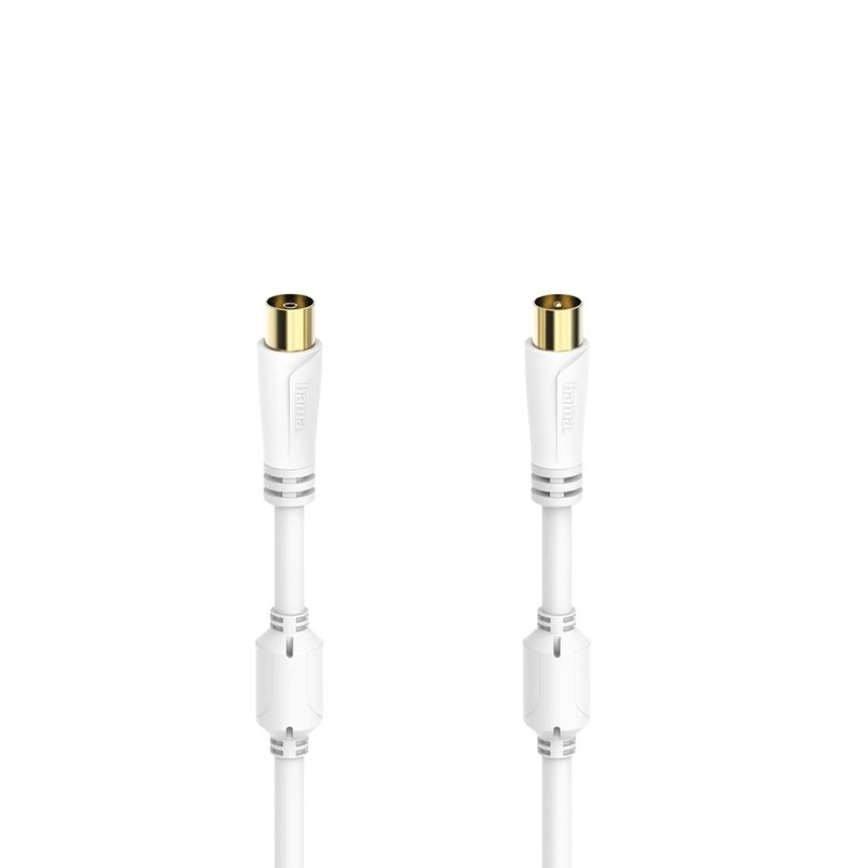 Hama Aerial Cable Coaxial Male to Coaxial Female Gold-Plated 3.0