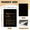 YAZMEEN Difference Maker Black Gold Spiral Notebook（160 Pages） Difference Maker