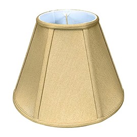 Royal Designs, Inc. BS-707U-12AGL Deep Empire Basic Lamp Shade with UNO Threaded Fitter, 6 x 12 x 9.25, Antique Gold