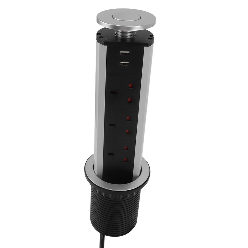 Pop Up Outlet Socket Recessed Retractable Power Strip Charging Station