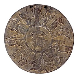 Twelve Greek Roman Olympian Gods Ancient Greek Ceramic Tile Wall Relief Decor