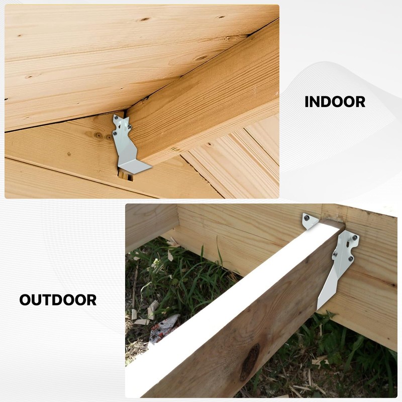 20 pcs 2x4 Joist Hanger,LU26 18 Gauge Double Shear Face