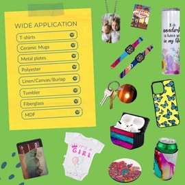 INNOSUB Dye Sublimation Transfer Paper for InkJet Printers 8.5"X11", Dye Sublimation Heat Transfer Paper (Pack of 120 Sheets) by INNOSUB USA