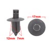 uxcell 20pcs 6.5mm Hole Plastic Push Type Rivet Fastener Door