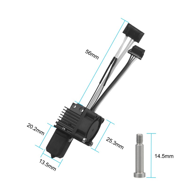 P1P, P1S Hotend Kit for Bamboo LAB P1 Series 3D