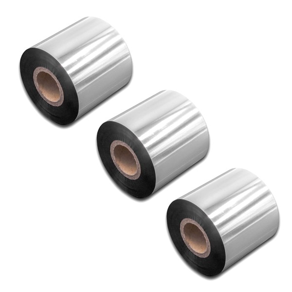 vhbw 3X Thermal Ribbon Compatible with Datamax Honeywell H-6212, H-6210