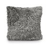 Intimates Soft Suede Shaggy Chenille Scatter Soft Decorative Square Throw