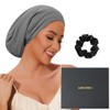 100% Mulberry Silk Bonnet for Sleeping Women Men, Real Silk