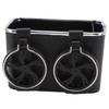 Car Armrest Storage Box Foldable Bottle Holder Universal Vehicle Tissue