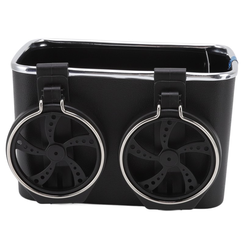 Car Armrest Storage Box Foldable Bottle Holder Universal Vehicle Tissue