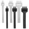 6Pcs Prong Chisel Round Hole DIY Leather Punch Tool HighCarbon
