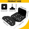Bed Rail Brackets, Truck Bed Accessories are Compatible with Tacoma,