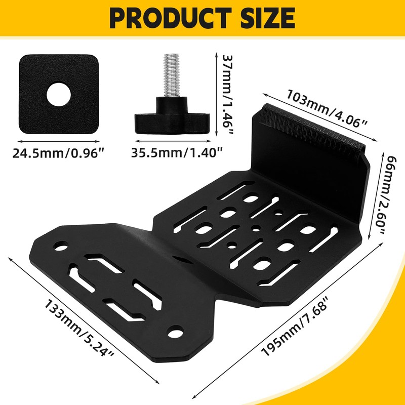 Bed Rail Brackets, Truck Bed Accessories are Compatible with Tacoma,