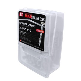 Grip Rite MAXS21210DS3051#10 x 2-1/2 in. 305 Stainless Steel Deck Screw (1 lb.Pack)