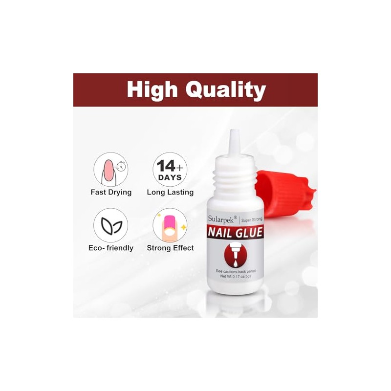 Sularpek Pack of 5 5 g Nail Glue, Nail Glue,