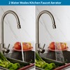 Hibbent NSF/ANSI/CAN 61 Certified Faucet Aerator, 360° Swivel Kitchen Sink