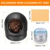 HARFINGTON 4pcs Soldering Tip Cleaning Kit Soldering Tip Cleaner with