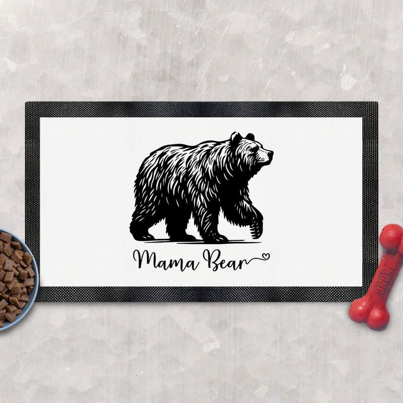 'Mama Bear' Pet Feeding Mat (PM00029358)