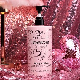 bebe Sheer Loción corporal para mujeres – Loción hidratante para piel seca – Aroma frutal, cítrico y floral – Suaviza la piel – 500 ml