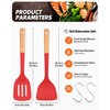 Silicone Wok Spatula Turner Set, Perfect for Scooping, Flipping, Lifting