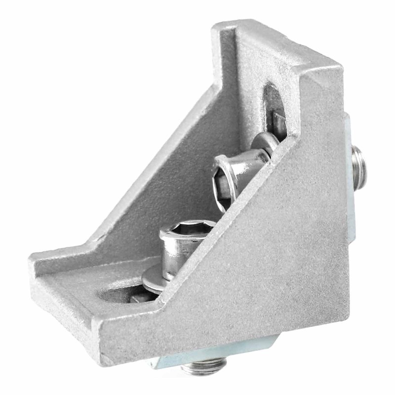 Aluminium Profile 40 x 40 Angle Mounting Set Aluminium Mounting