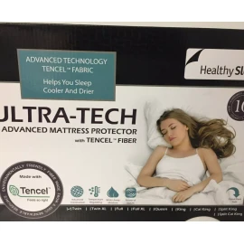 Twin Healthy Sleep Ultra-Tech Tencel Fiber Waterproof mattress Protector  Size Twin