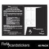 RefScardstickers - Football Soccer Referee Write-On Referee Card Match Day